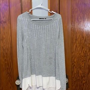 Grey Sequins shirt